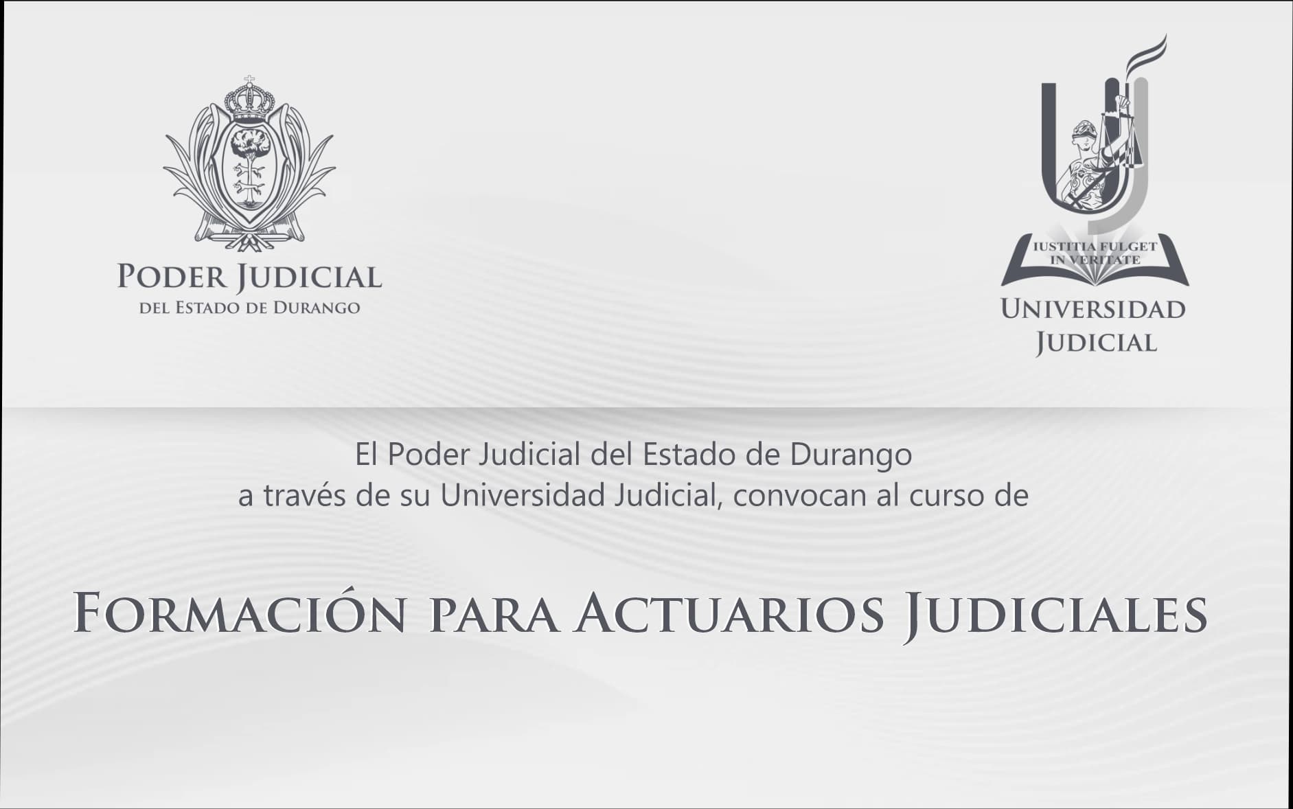 Formación para Actuarios Judiciales